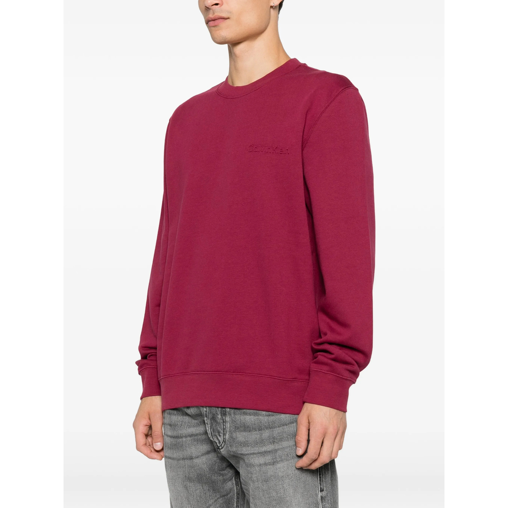 Logo-Embossed Crew-Neck Sweatshirt
