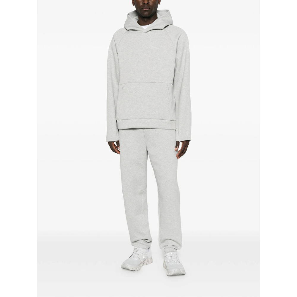 Raglan-Sleeve Pouch-Pocket Hoodie