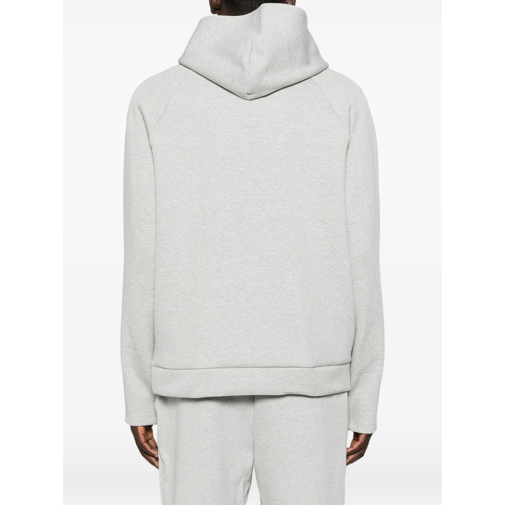 Raglan-Sleeve Pouch-Pocket Hoodie