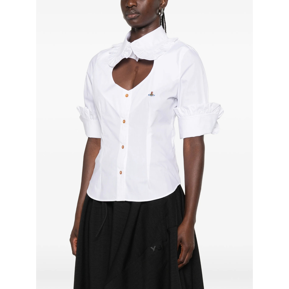 Ss Toulouse Frill Cut-Out Shirt
