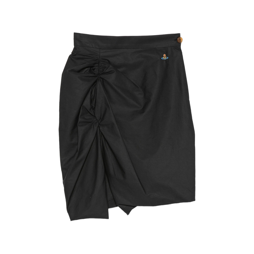 Vivienne Westwood Panther Ruched Mini Skirt
