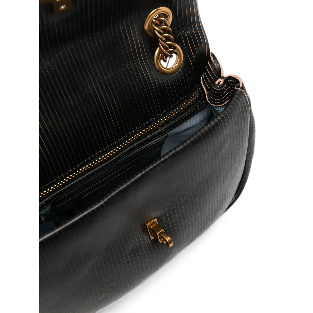 Orb-Plaque Shoulder Bag