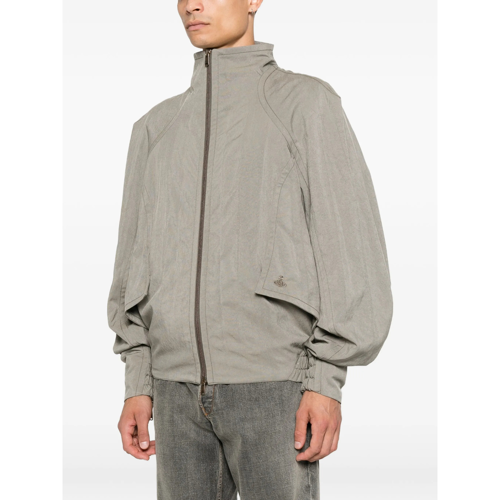 Orb-Embroidered Zip-Up Jacket
