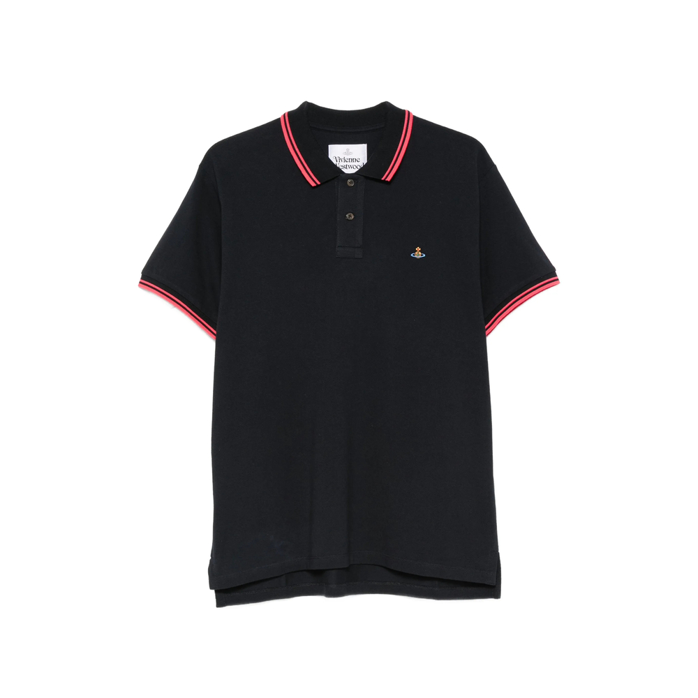 Vivienne Westwood Classic Embroidered-detail Cotton Polo Shirt