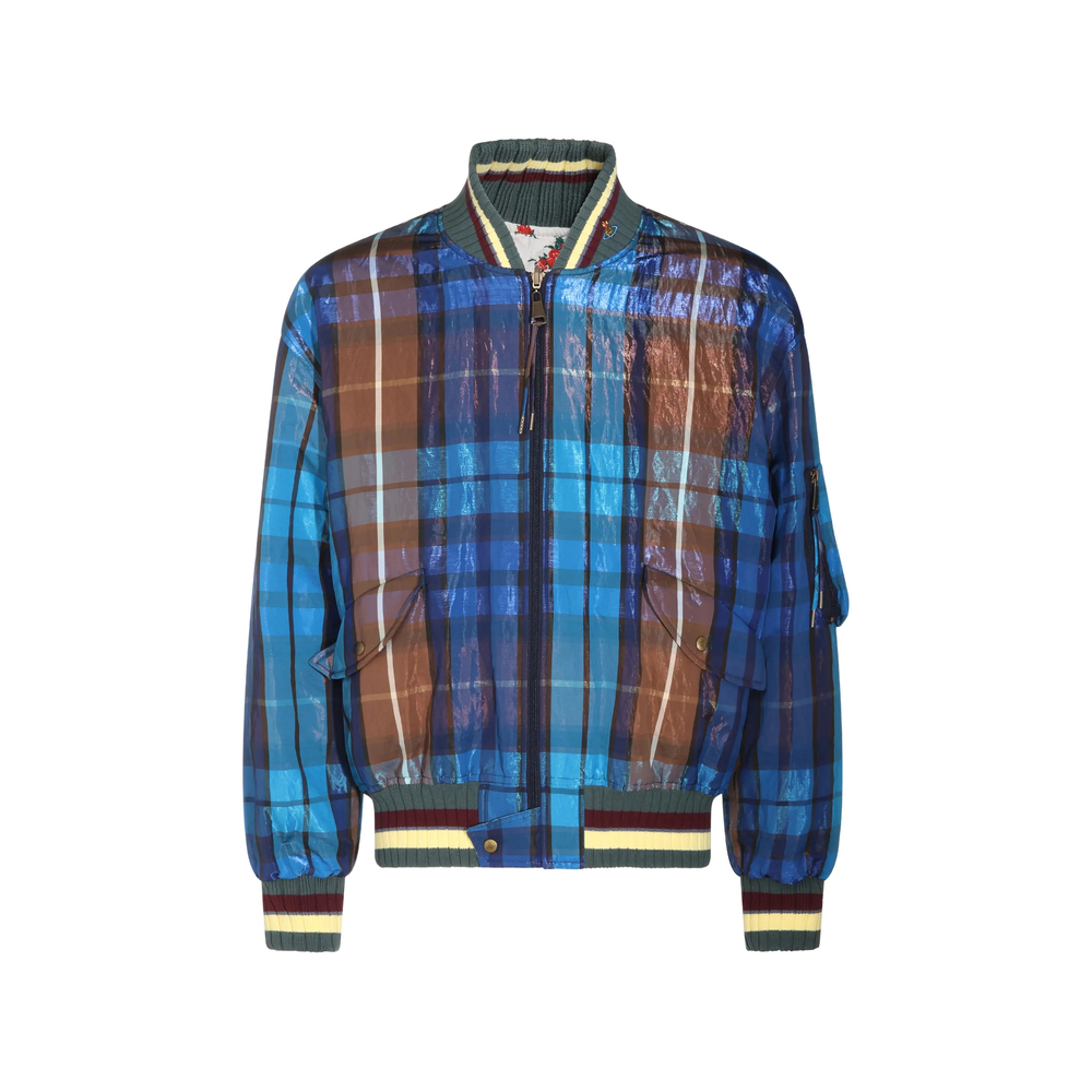 Vivienne Westwood Plaid-pattern Bomber Jacket