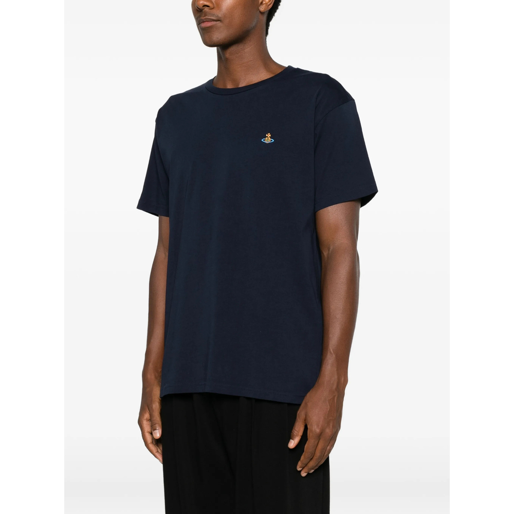 Orb-Embroidered Crew-Neck T-Shirt