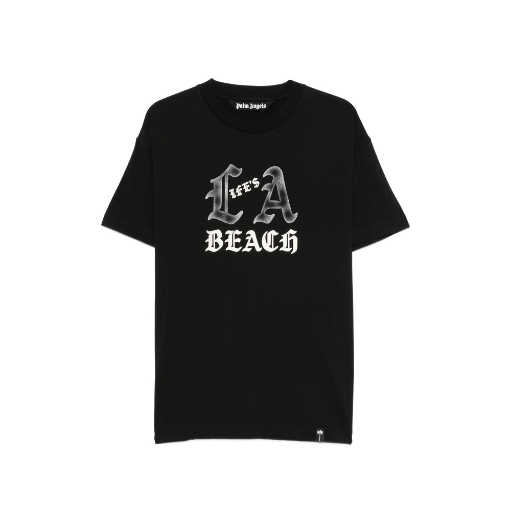 Palm Angels Life's A Beach Graphic-print T-shirt