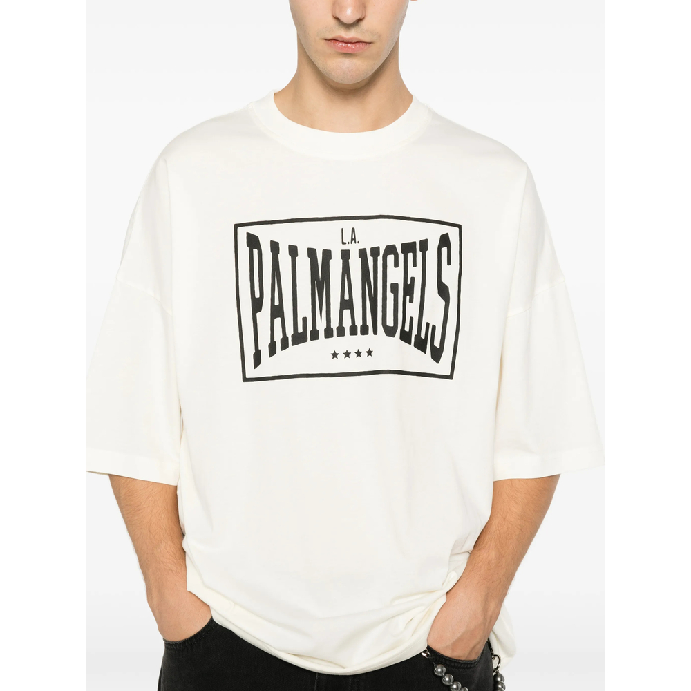 Logo-Print Drop-Shoulder T-Shirt