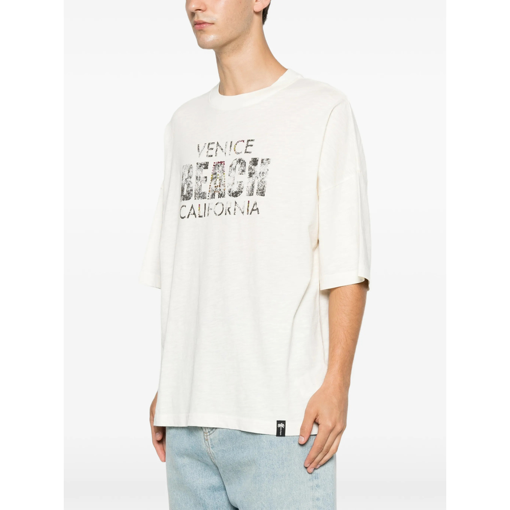 Graphic-Print Rhinestone-Embellished T-Shirt
