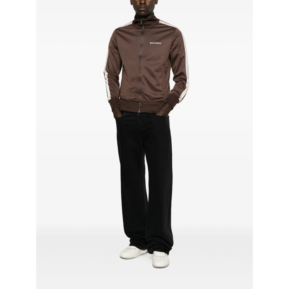 Logo-Print Side-Stripe Jacket