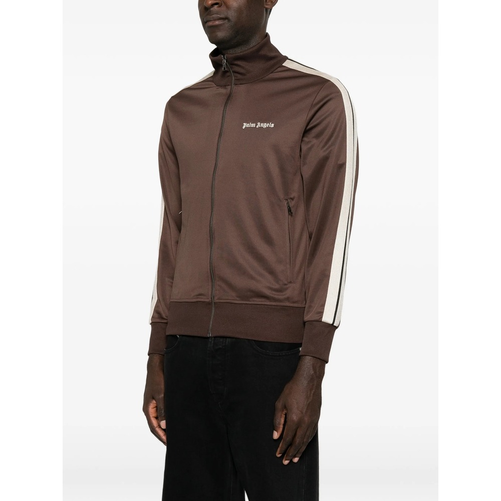 Logo-Print Side-Stripe Jacket