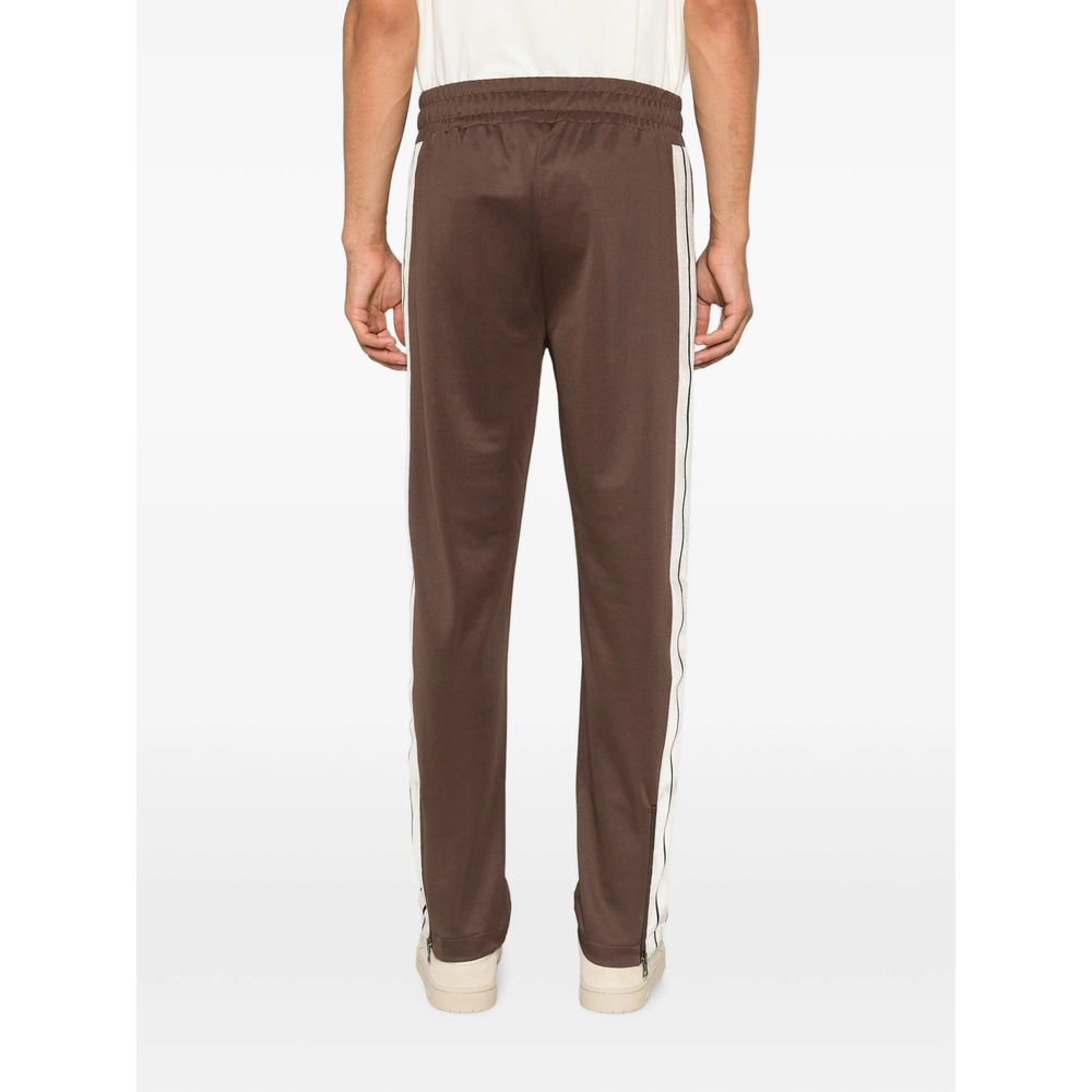 Embroidered-Logo Side-Stripe Track Pants