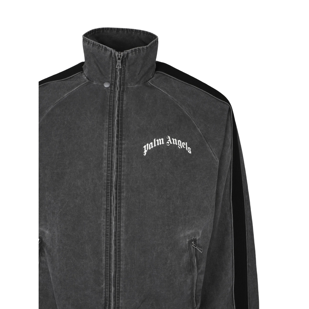 Logo-Embroidered Side-Stripe Jacket