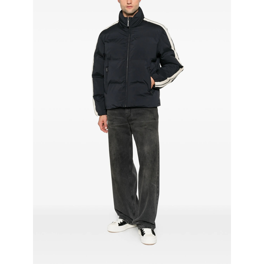 Logo-Print Side-Stripe Jacket