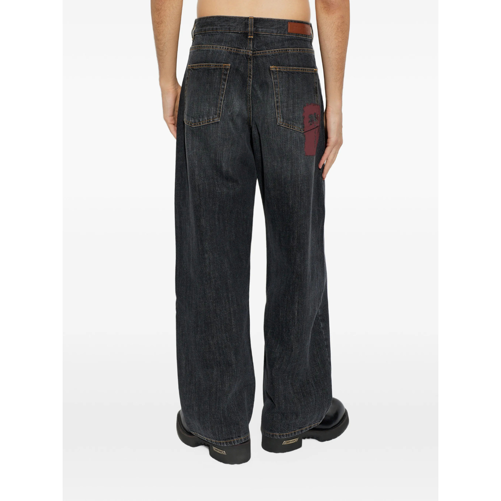 Five-Pocket Straight-Leg Jeans
