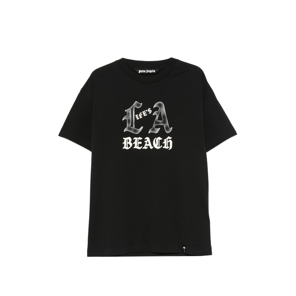 Palm Angels Slogan-print Cotton T-shirt　パーム・エンジェルス スローガンプリント コットン Tシャツ Palm