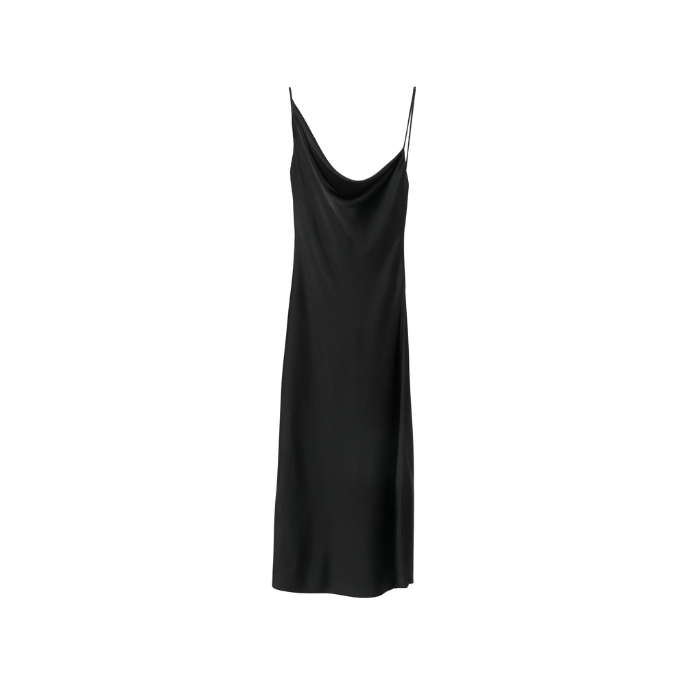 Stella Mccartney Asymmetric Cowl-neck Midi Dress