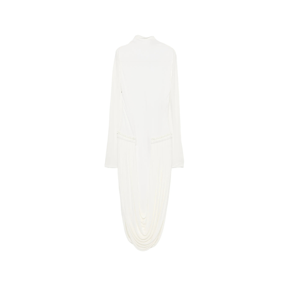 Stella Mccartney Draped-detail Midi Dress