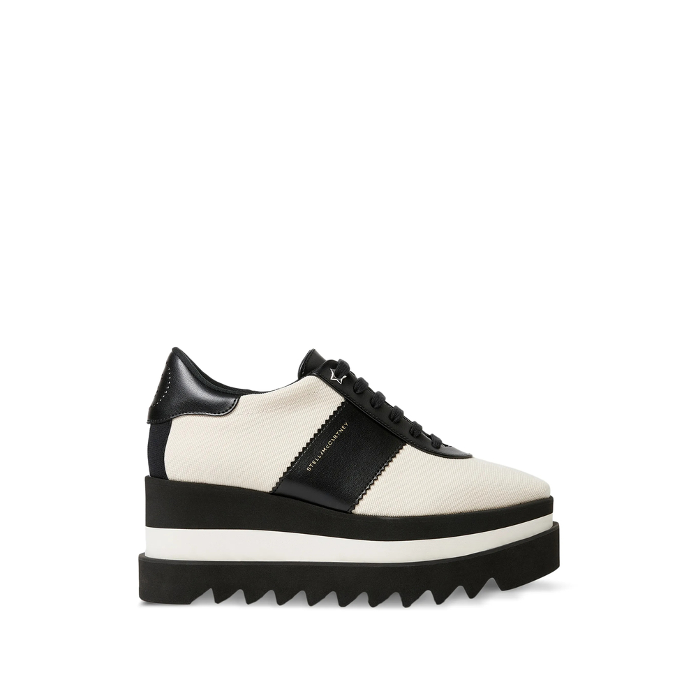 Stella Mccartney Sneak-Elyse Canvas Platform Sneakers