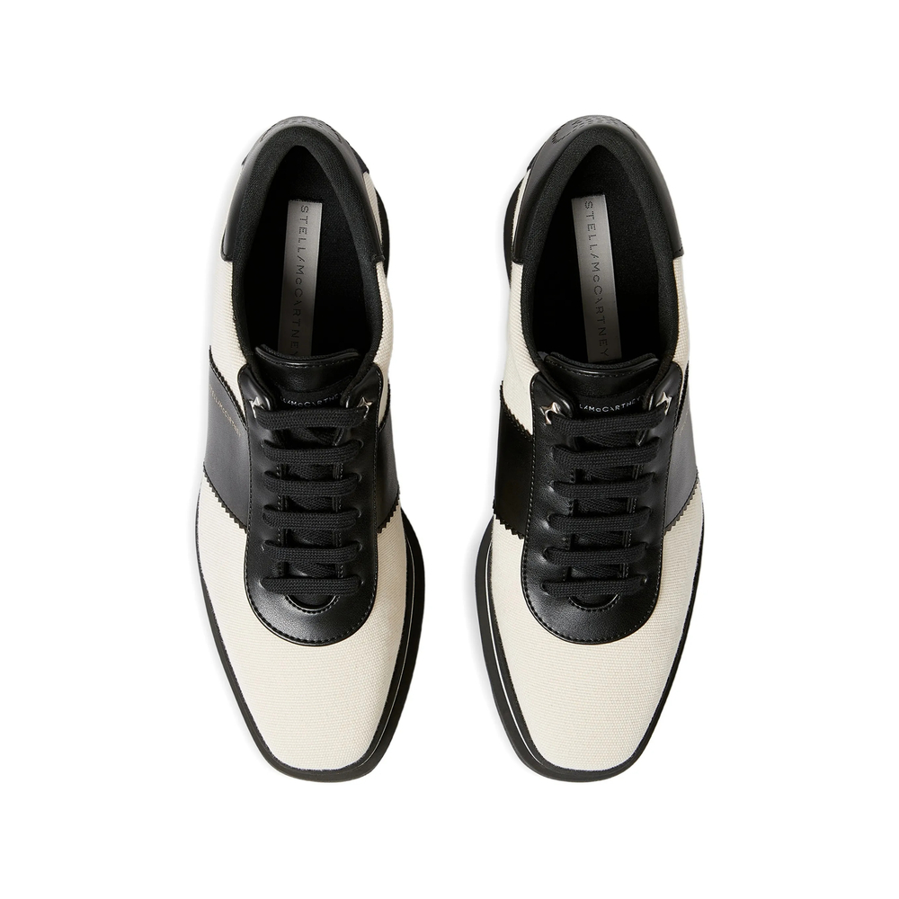 Sneak-Elyse Canvas Platform Sneakers