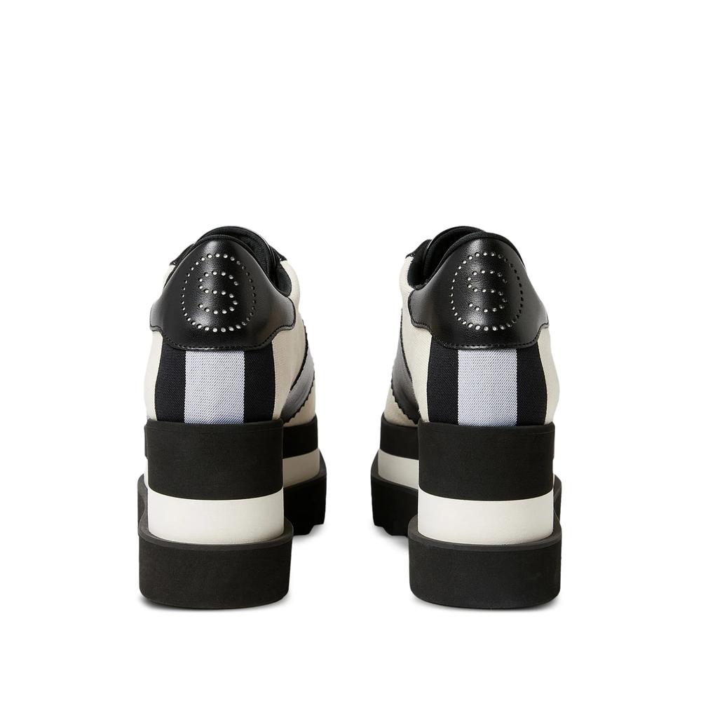Sneak-Elyse Canvas Platform Sneakers