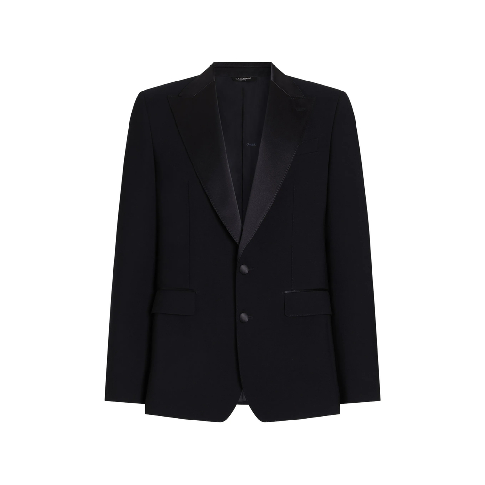 Dolce & Gabbana Single-breasted Two-piece Wool Tuxedo Suit