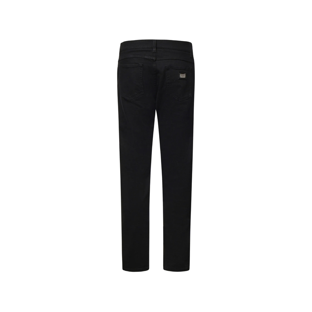 Logo-Plaque Jeans