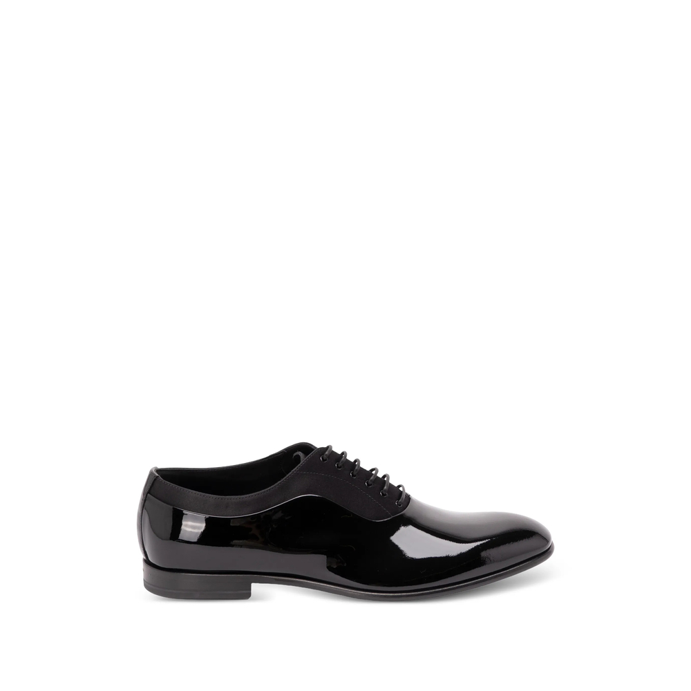 Dolce & Gabbana Patent-leather Lace-up Shoes