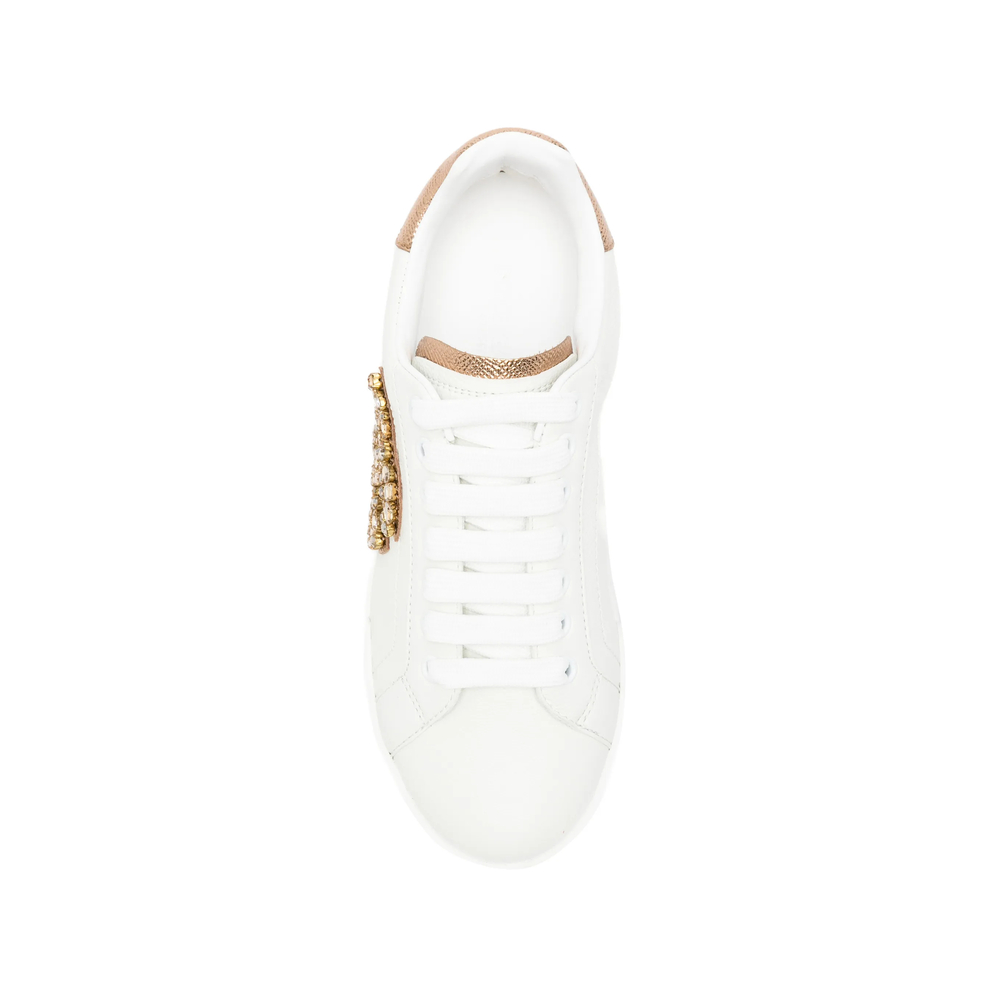 Crystal-Embellished Dg Sneakers