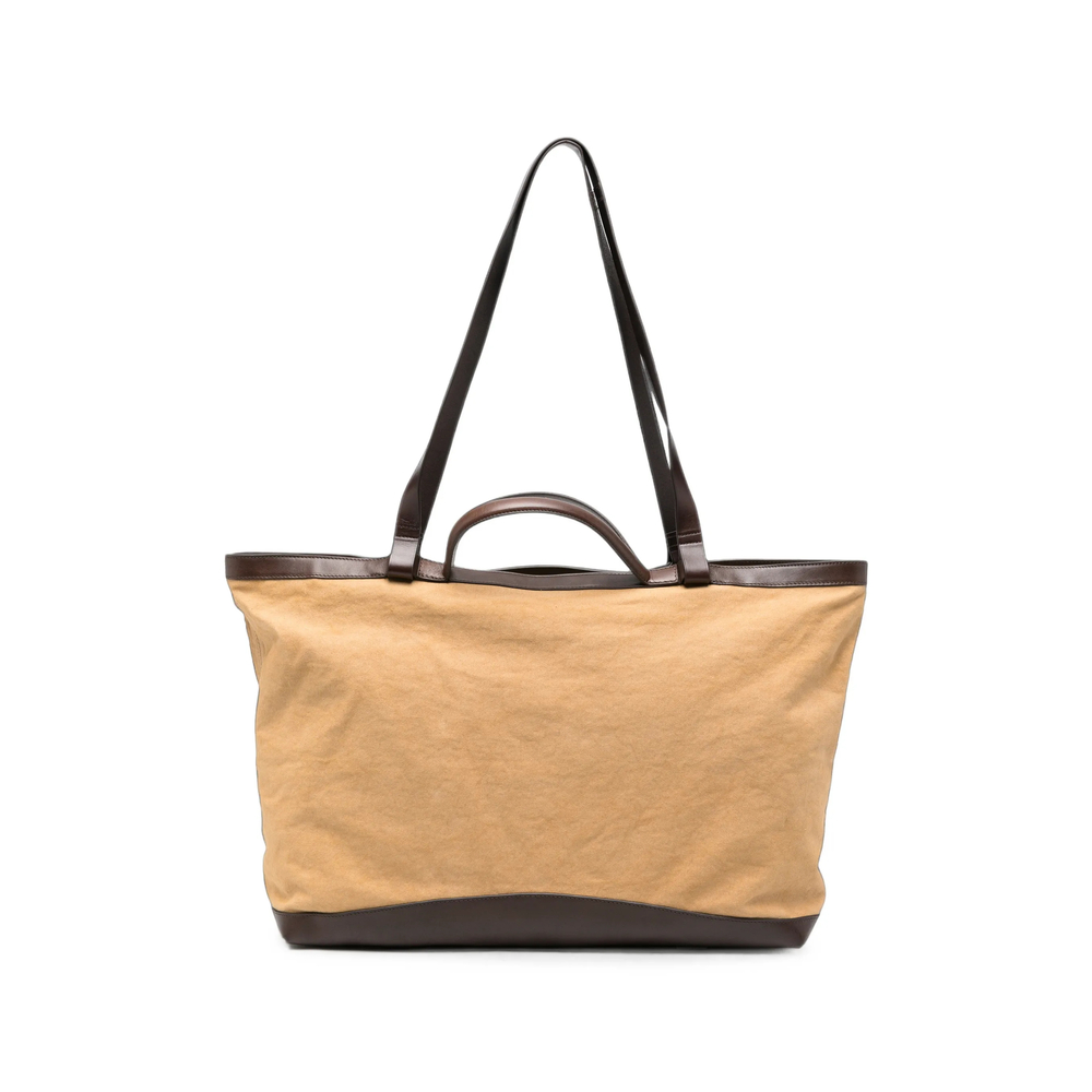 Dries Van Noten Leather-trimmed Tote Bag