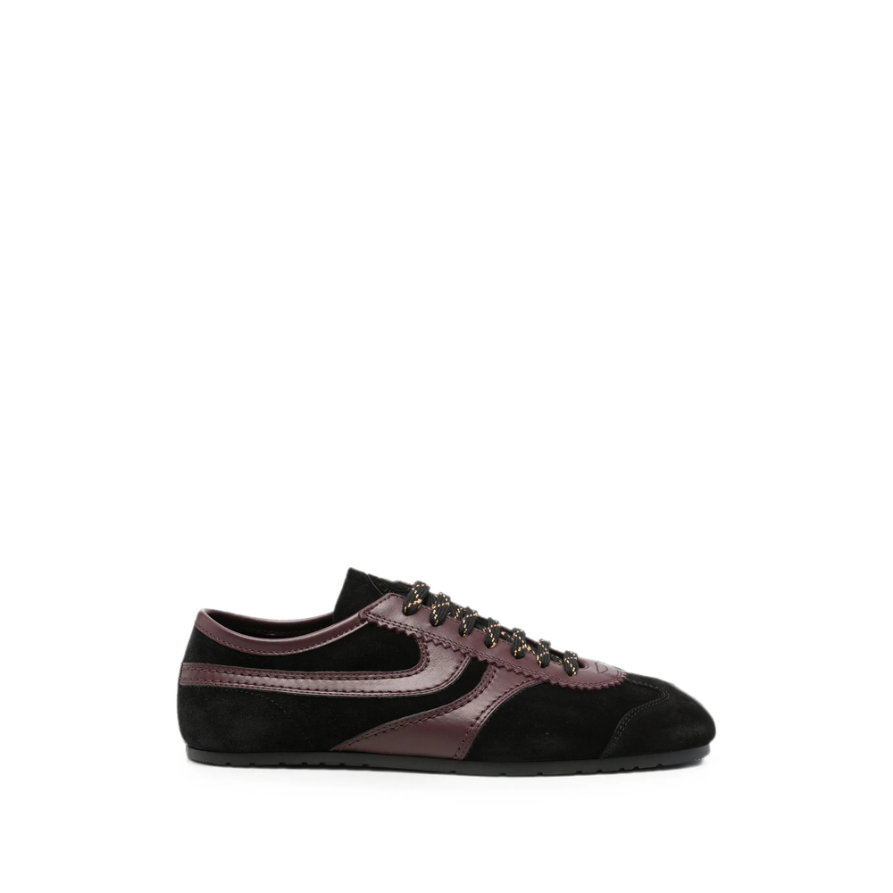 Dries Van Noten Lace-up Leather Sneakers