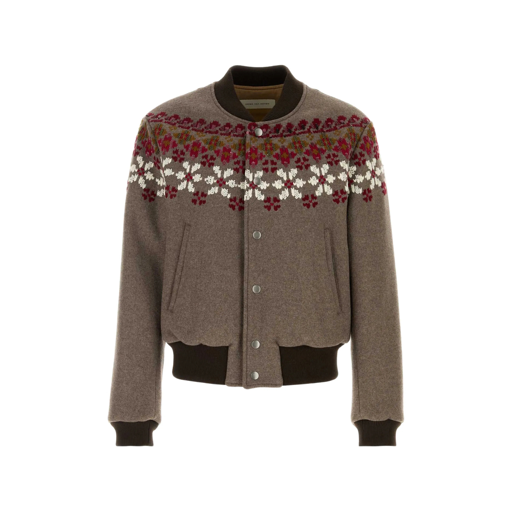 Valtor Fair Isle Bomber Jacket