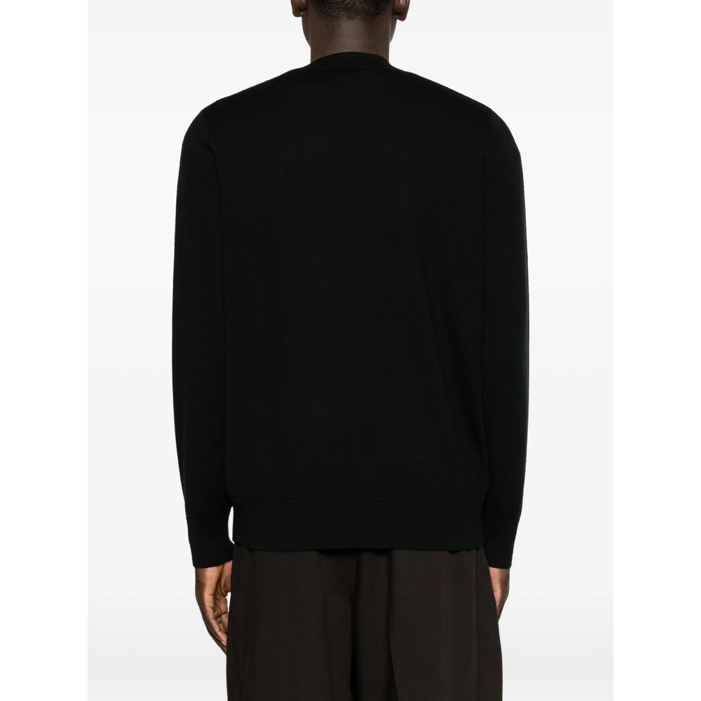 V-Neck Patch-Pocket Cardigan