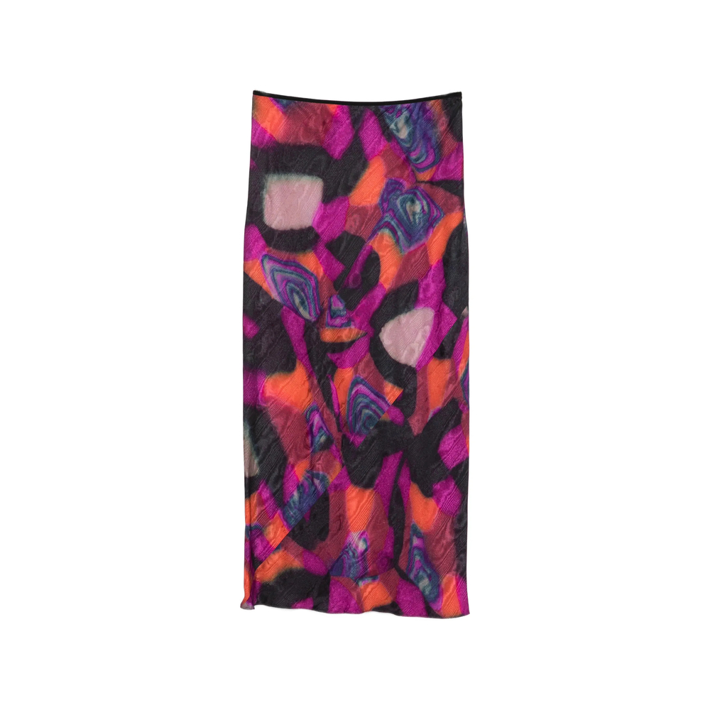 Dries Van Noten Abstract-print Midi Skirt