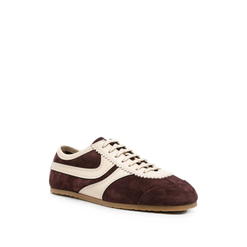 Suede Panelled Sneakers