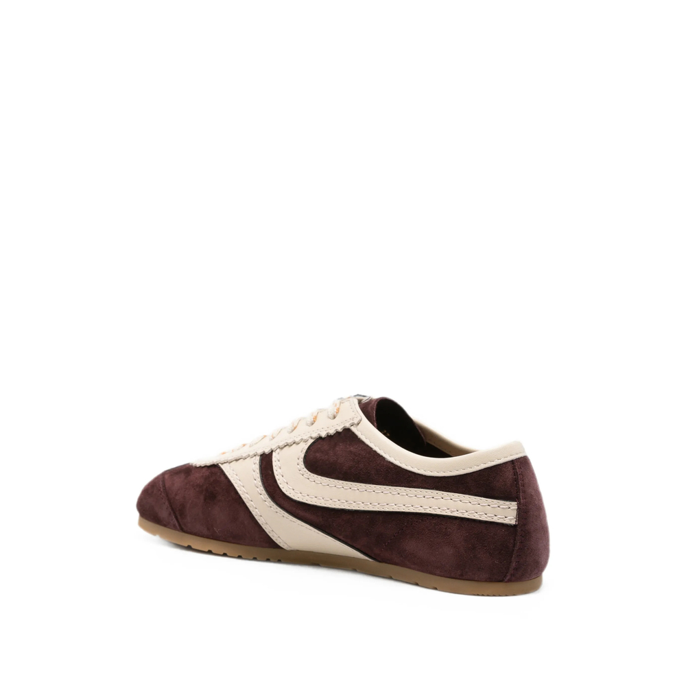 Suede Panelled Sneakers