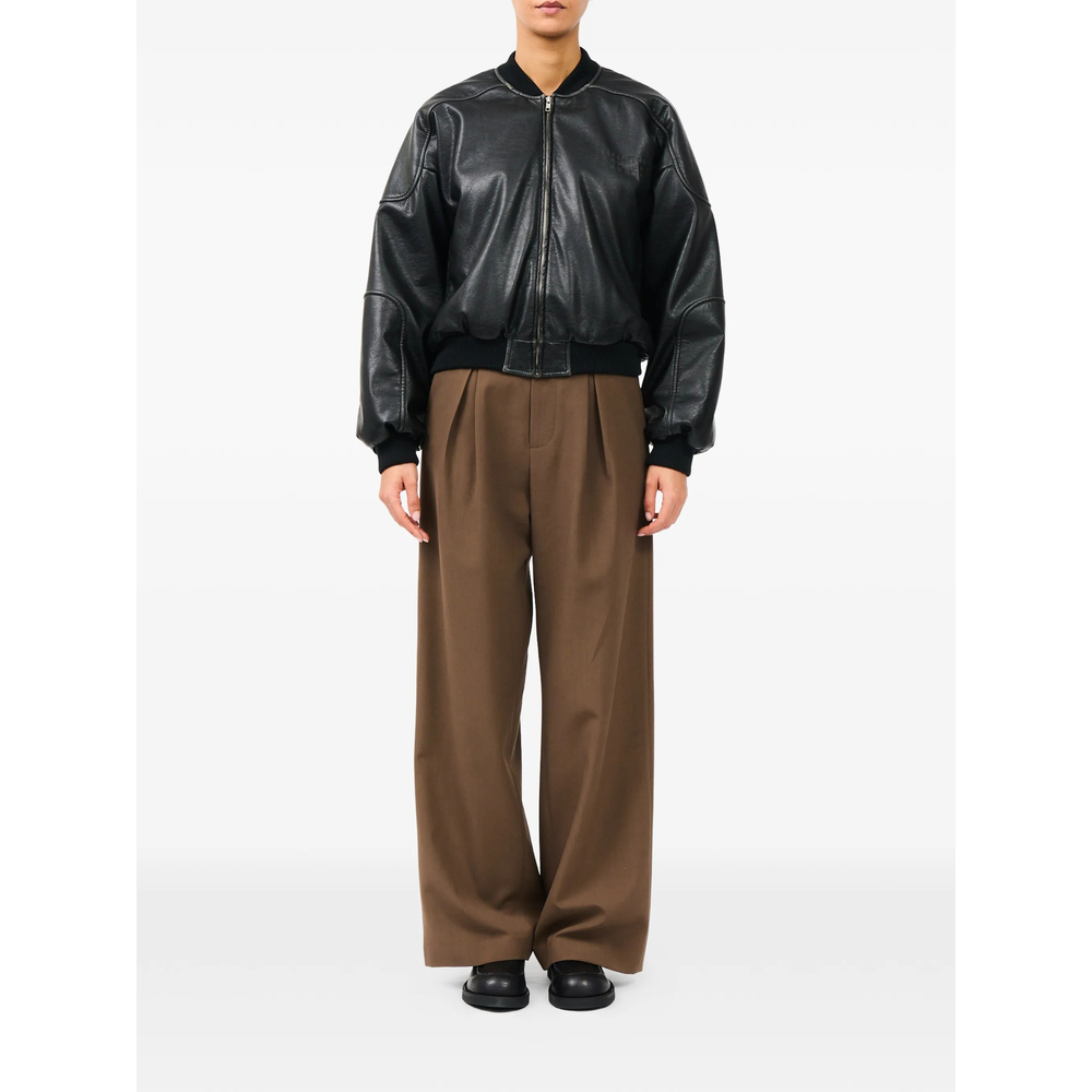 Mm6 Maison Margiela Faux-Leather Jacket