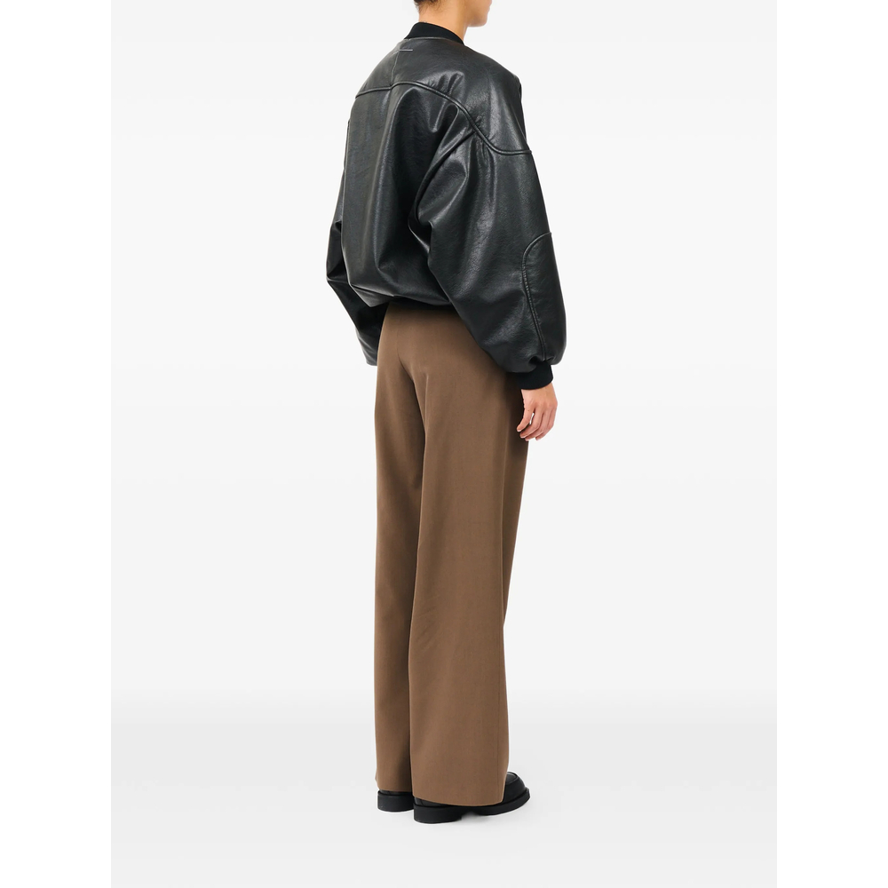 Mm6 Maison Margiela Faux-Leather Jacket