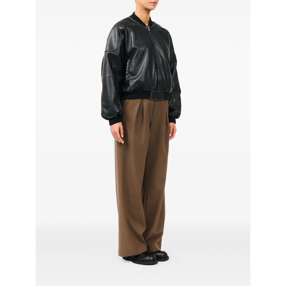 Mm6 Maison Margiela Faux-Leather Jacket