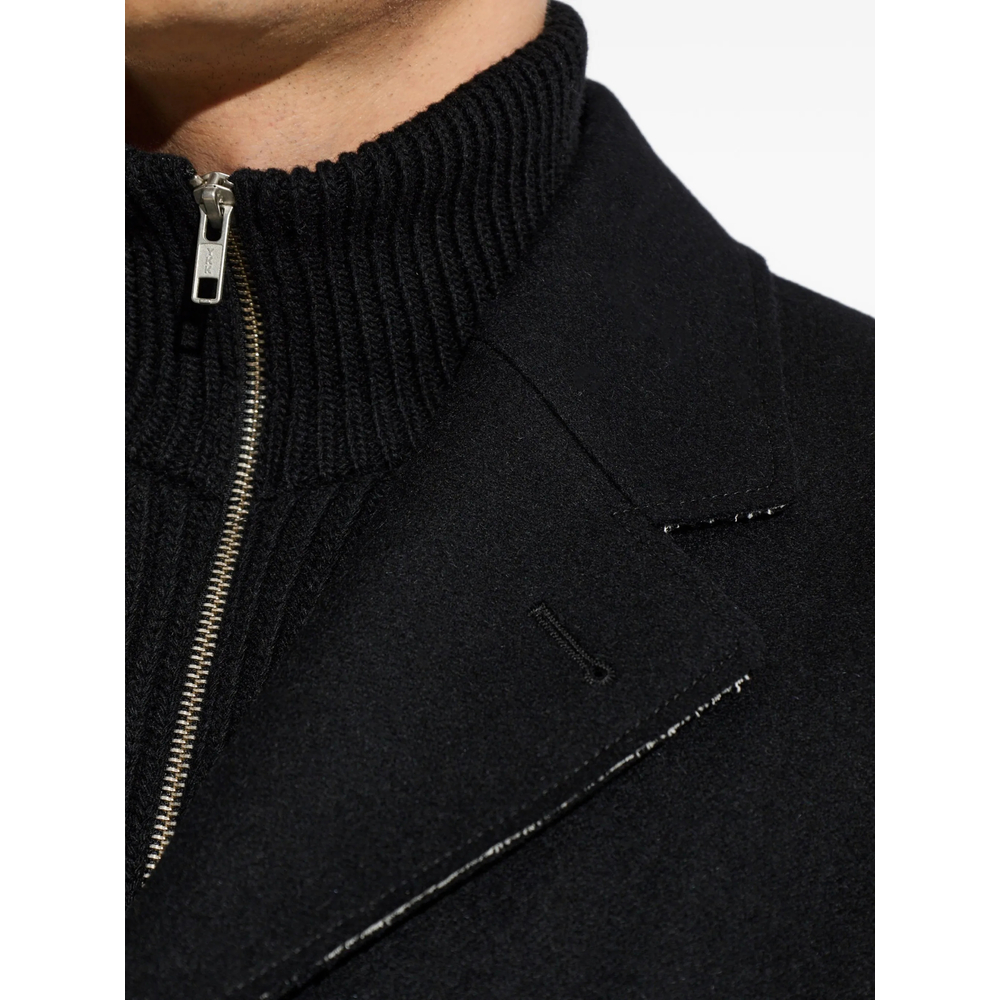 Mm6 Maison Margiela Wool Felt Single-Breasted Coat