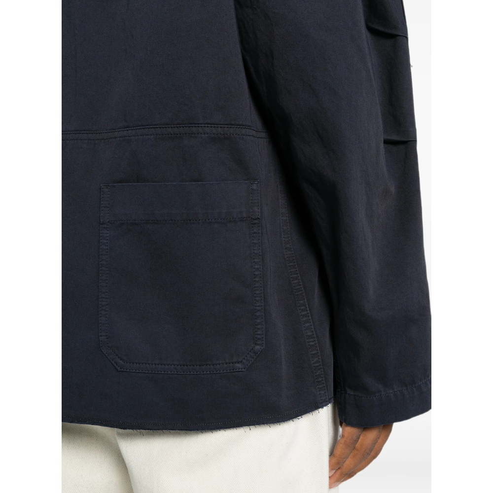 Mm6 Maison Margiela Concealed-Fastening Patch-Pocket Shirt Jacket