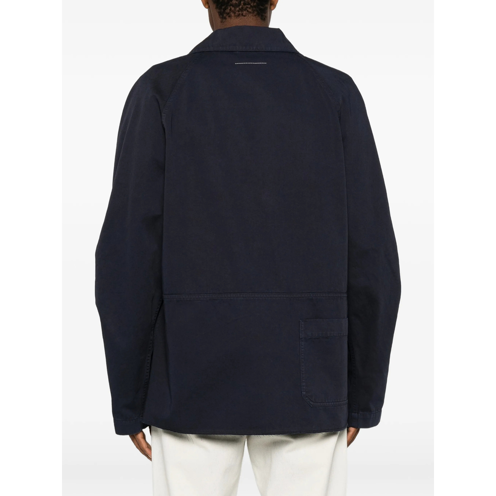 Mm6 Maison Margiela Concealed-Fastening Patch-Pocket Shirt Jacket