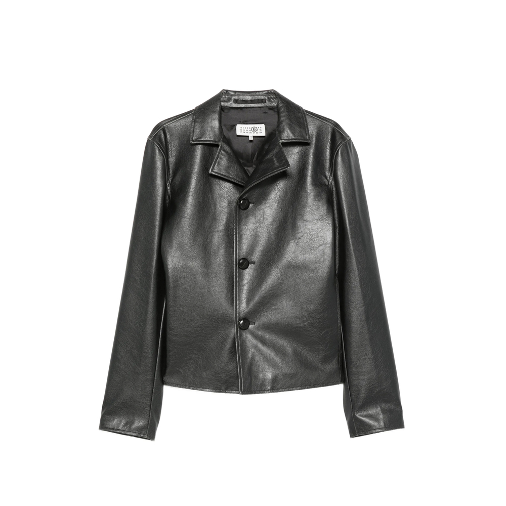 Mm6 Maison Margiela Button-Fastening Long-Sleeve Jacket