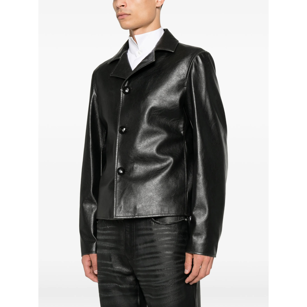 Mm6 Maison Margiela Button-Fastening Long-Sleeve Jacket