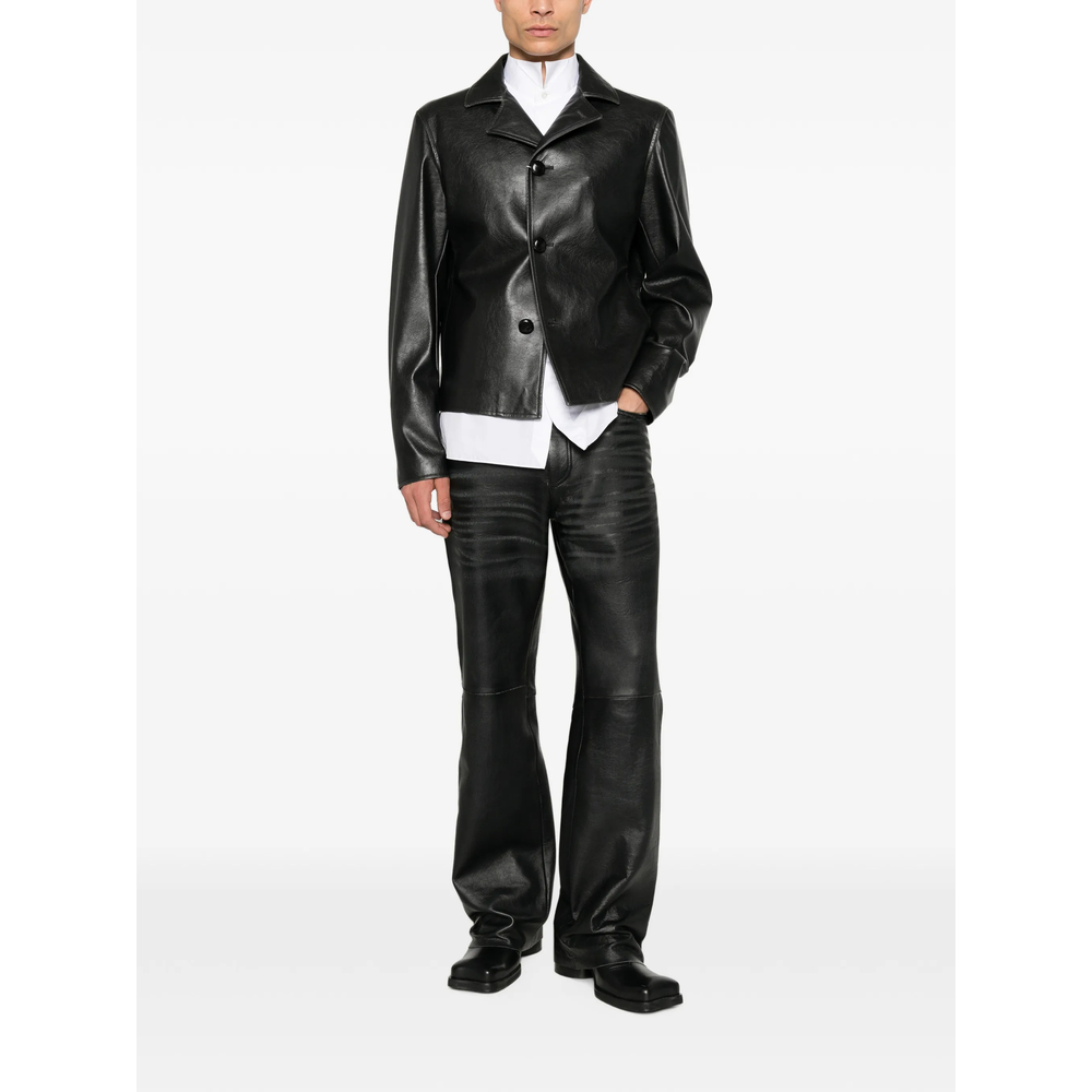 Mm6 Maison Margiela Button-Fastening Long-Sleeve Jacket