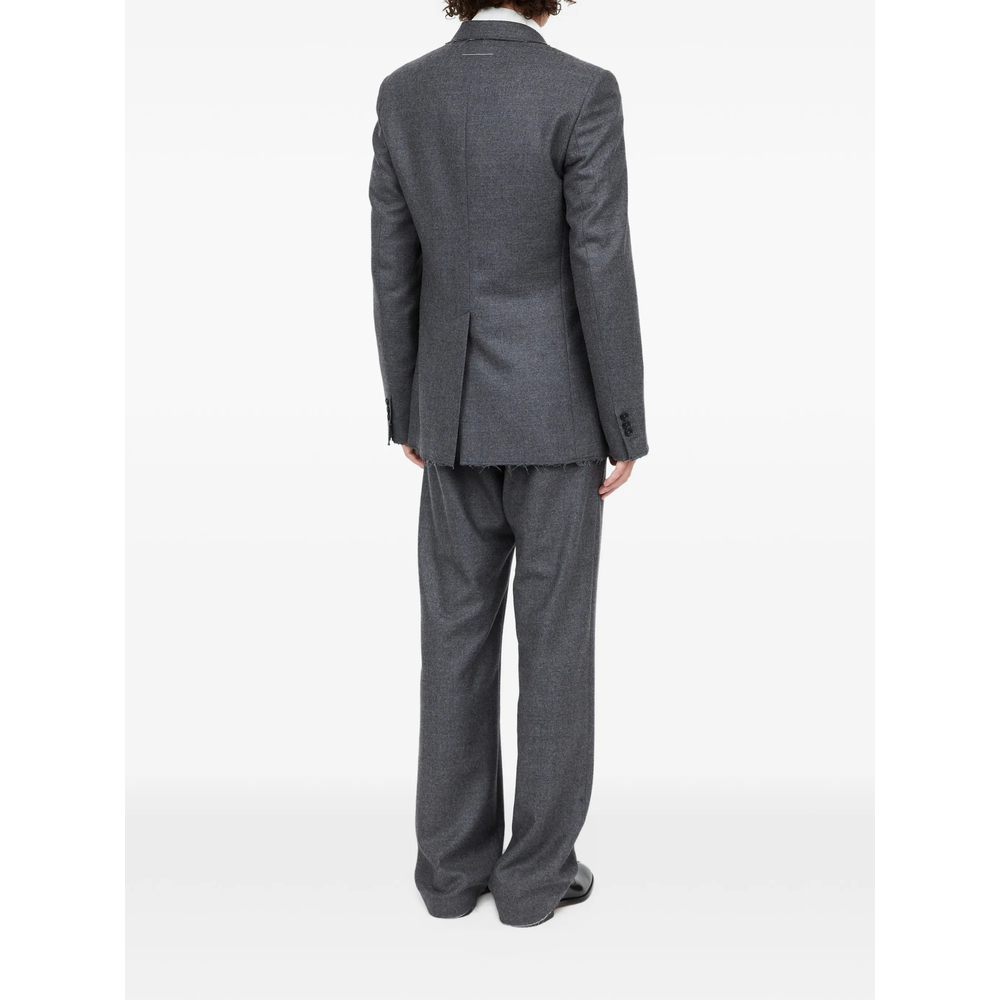 Mm6 Maison Margiela Tailored Wool Suit Blazer