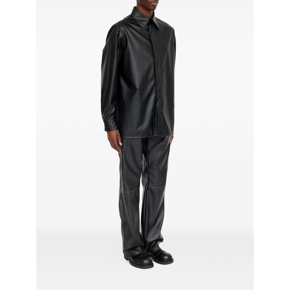 Mm6 Maison Margiela Logo-Embossed Shirt