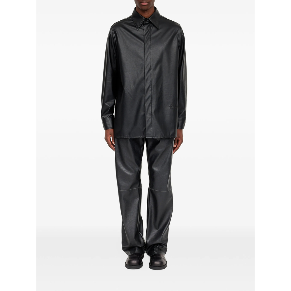Mm6 Maison Margiela Logo-Embossed Shirt