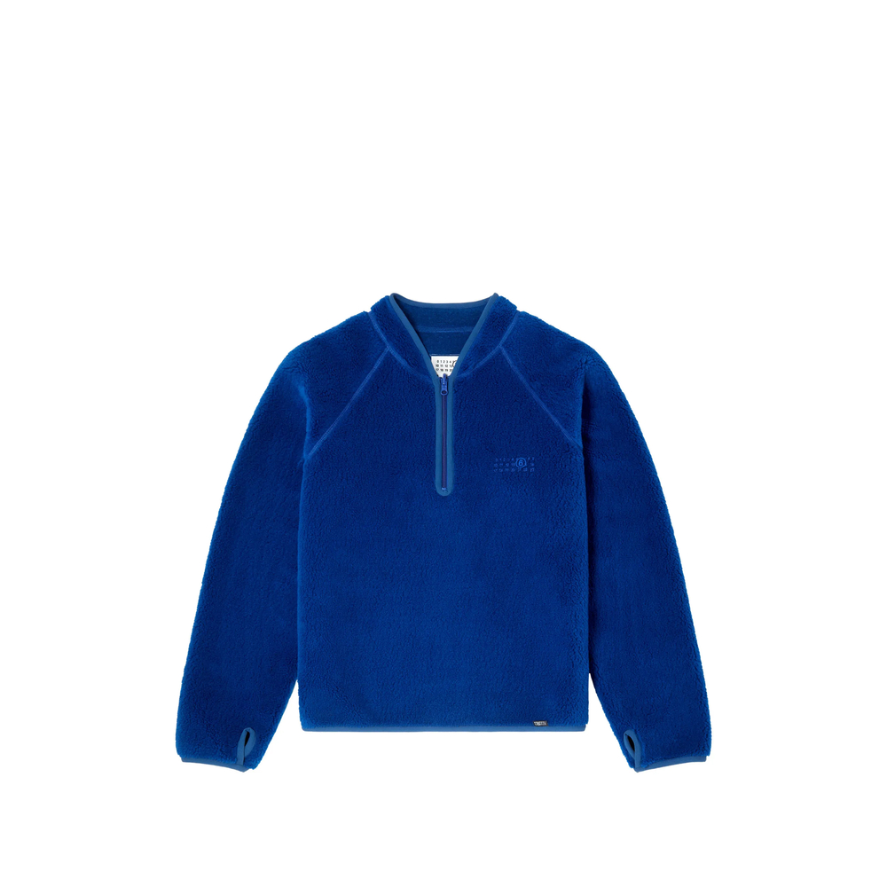 Mm6 Maison Margiela Reversible Teddy Fleece Sweatshirt