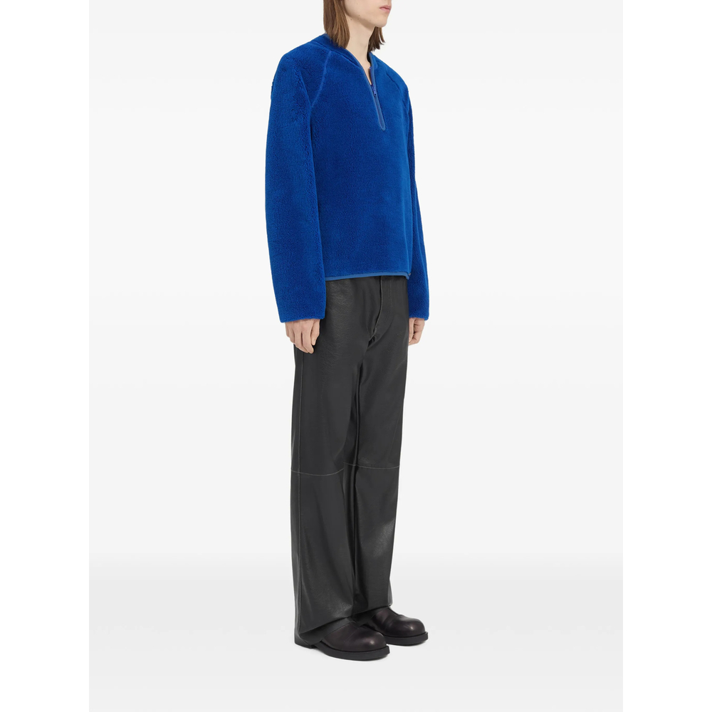 Mm6 Maison Margiela Reversible Teddy Fleece Sweatshirt